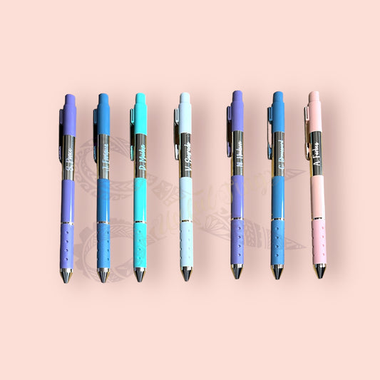 Colored TUL Engraved Pens